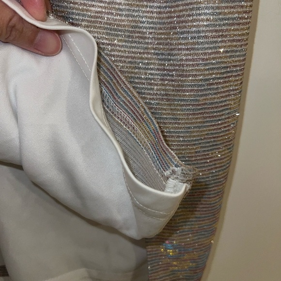 Revolve Superdown Rainbow Sparkle Dress Cocktail Club Dress Sexy Size Small - Picture 5 of 8